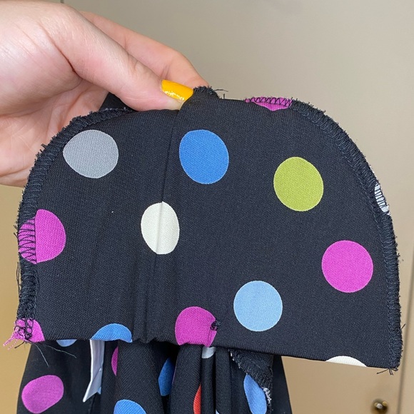 ALFRED DUNNER Vintage Multicoloured Polka Dots Shirt/Blouse - Picture 6 of 6